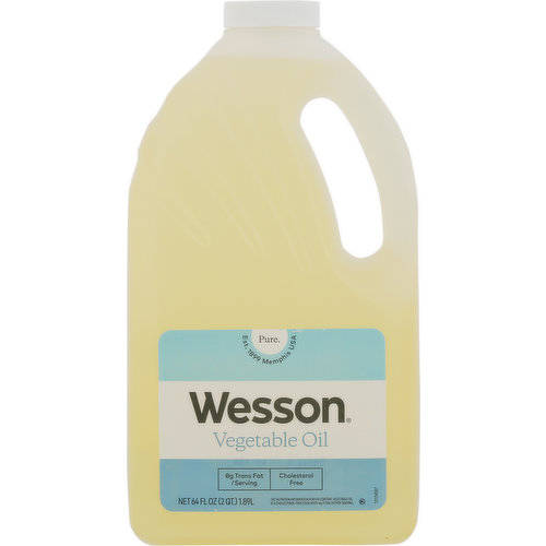 Wesson Vegetable Oil, Pure