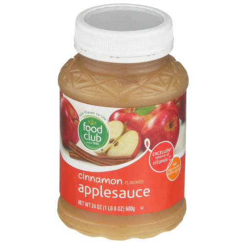 Food Club Cinnamon Flavored Applesauce