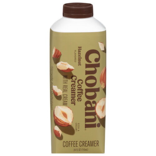 Chobani Coffee Creamer, Hazelnut Flavored