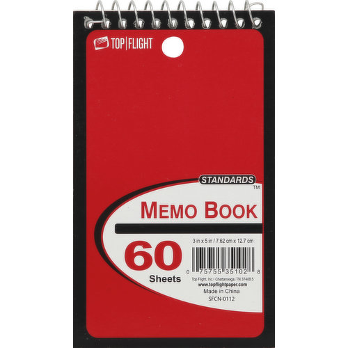 Top Flight Memo Book, 60 Sheets