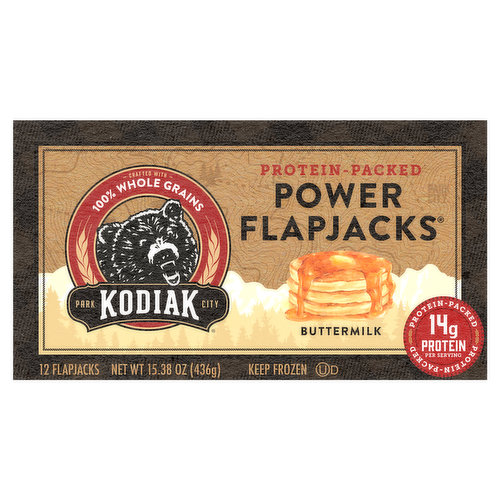 Kodiak Power Flapjacks, Buttermilk, Protein-Packed
