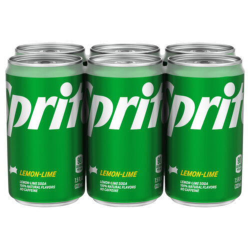 Sprite Soda, Lemon-Lime, 6 Pack