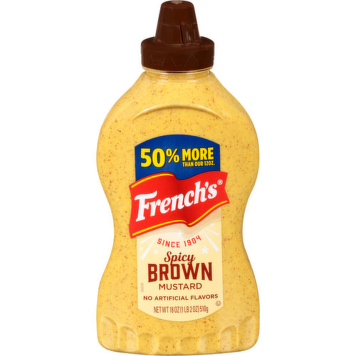 French's Mustard, Brown, Spicy