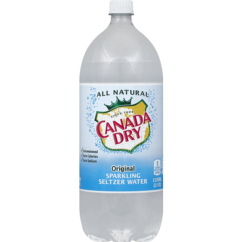 Canada Dry Seltzer Water, Sparkling, Original