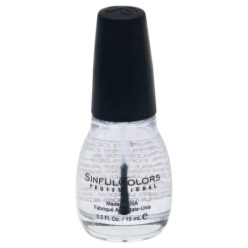 SinfulColors Nail Colour, Clear Coat 1064