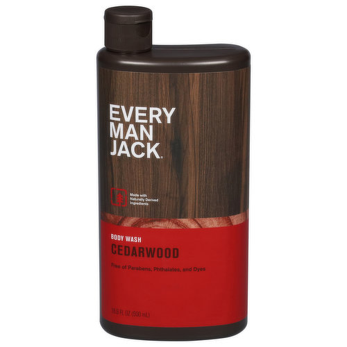 Every Man Jack Body Wash, Cedarwood