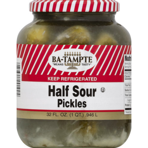 Ba-Tampte Pickles, Half Sour