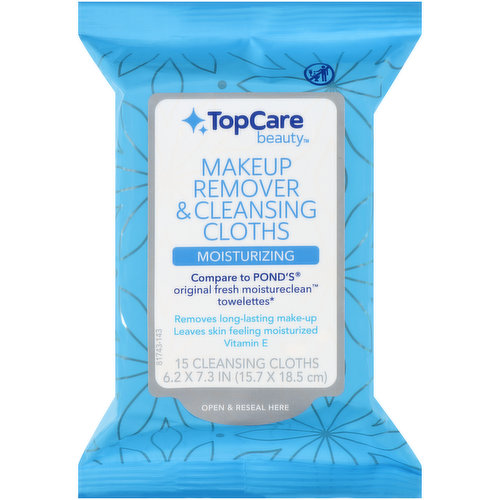 QUESTIONS? 1-888-423-0139 topcare@topco.com www.topcarebrand.com 

 Alcohol & oil free 
 No harsh chemical sulfates, parabens, petrolatum, dyes, phthalates 
 Ophthalmologically tested 
 Dermatologist recommended 
* All product and company names are trademarks or registered trademarks of their respective holders. Use of them does not imply any affiliation with or endorsement by them. 
Copyright TOPCO
ROCA0919
60893-143
Scan here for more information 
QUALITY GUARANTEED
