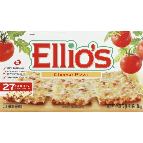 Ellio's Pizza, Cheese