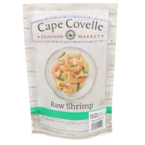 Cape Covelle Seafood Market Raw Shrimp