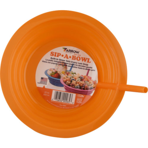 Arrow Sip A Bowl, for Kids, 22 Ounces
