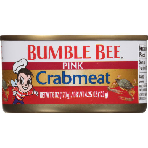 Dr wt 4.25 oz (120 g). bumblebee.com. Questions? Comments? Call 1-800-800-8572. Include code on end of can. 100% recyclable packaging. Product of Indonesia.