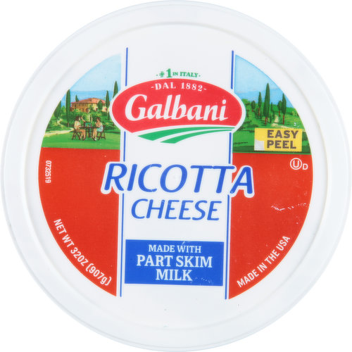 Galbani Whole Milk Ricotta Cheese, 32 oz (Refrigerated)