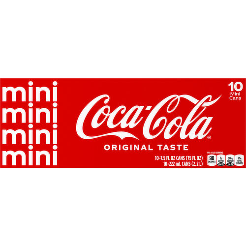 Coca-Cola Soda, Original Taste, Mini