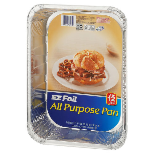 EZ Foil All Purpose Pan, with Lids