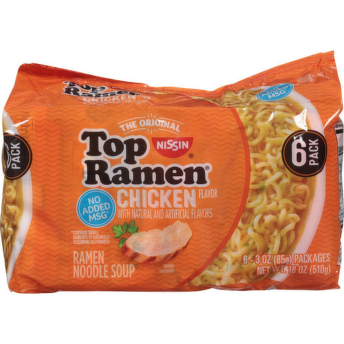 Nissin Top Ramen The Original Shrimp Flavor Ramen Noodle Soup, 18 oz