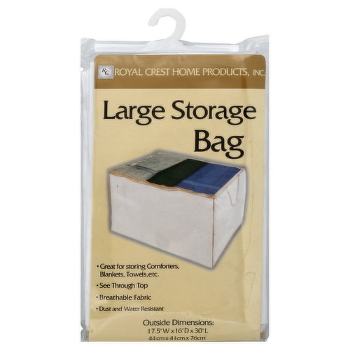 Royal Crest Storage Bag, Large