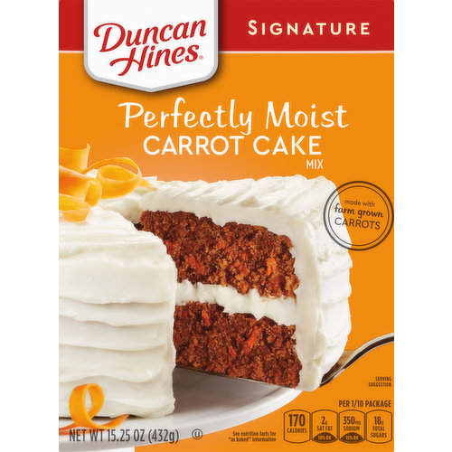 Duncan Hines Cake Mix, Carrot, Perfectly Moist