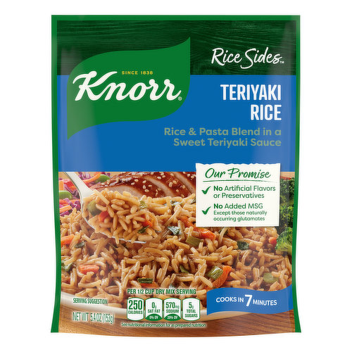 Knorr Teriyaki Rice, Rice Sides