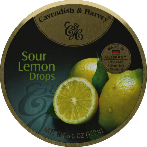 Cavendish & Harvey Drops, Sour Lemon