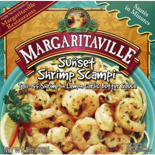 Margaritaville Shrimp Scampi, Sunset