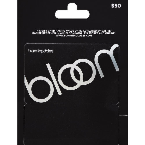 Bloomingdales Gift Card, $50