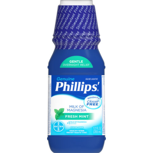 Phillips' Milk of Magnesia, Sugar Free, Fresh Mint