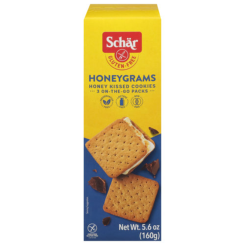 Schar Cookies, Gluten-Free, Honeygrams