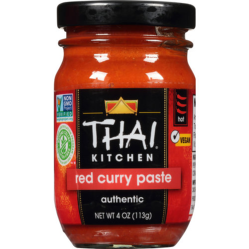 Thai Red Curry Paste, Hot, Authentic