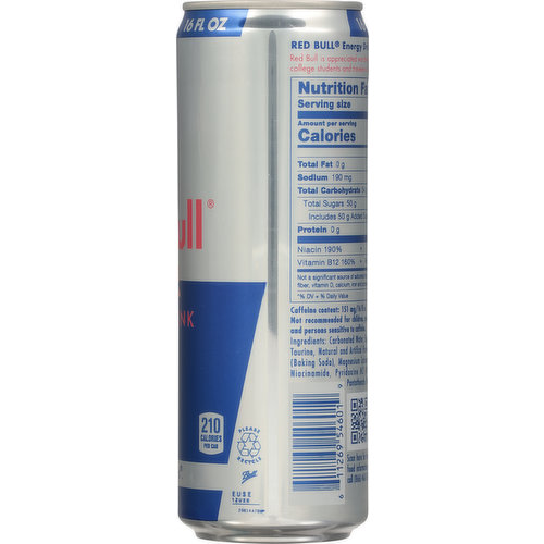 red bull can label