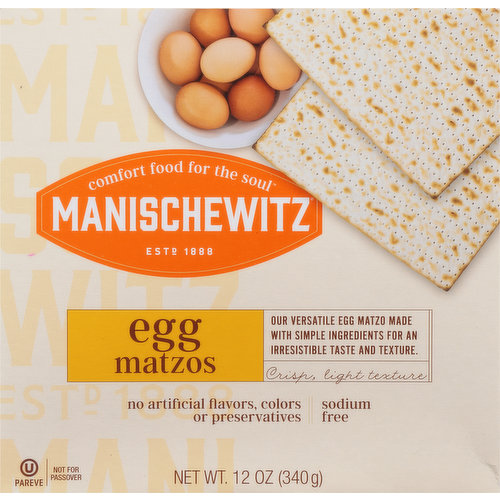 Manischewitz Matzos, Egg