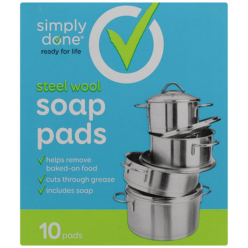 Simply Done Steel Wool Soap Pads