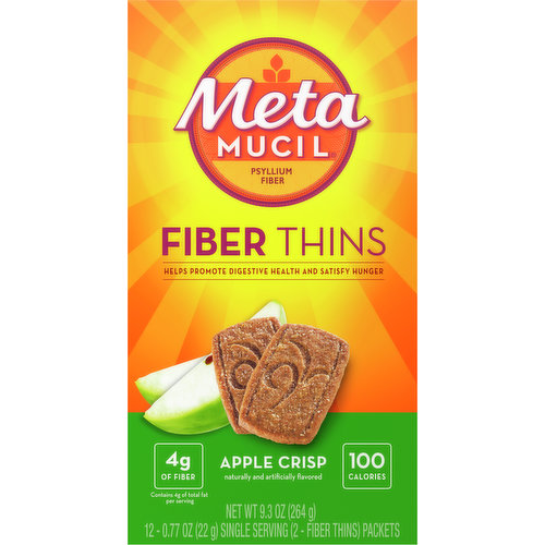 Metamucil Fiber Thins, Apple Crisp