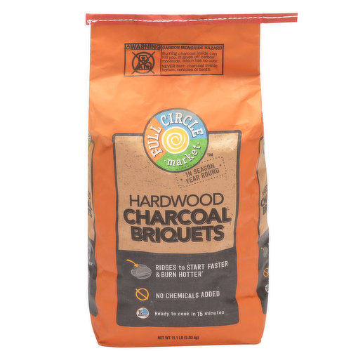 Full Circle Market Hardwood Charcoal Briquets