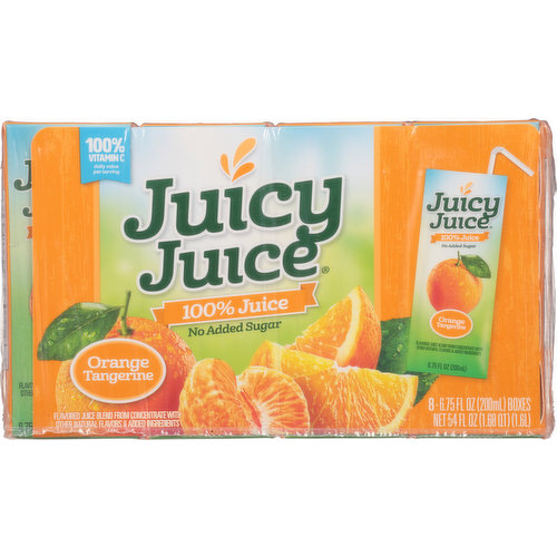 Juicy Juice 100% Juice, Orange Tangerine