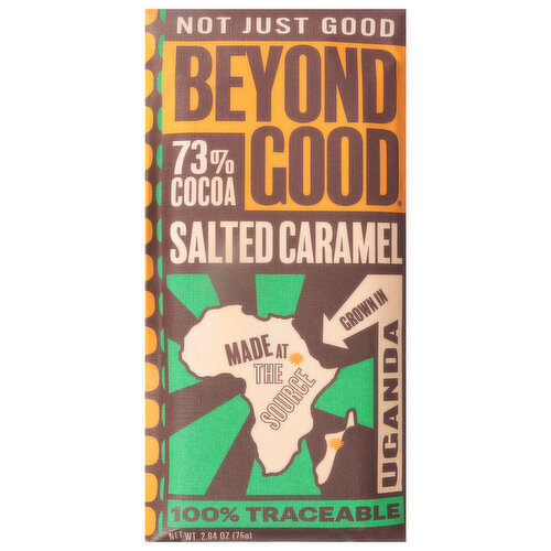 Beyond Good Chocolate, Salted Caramel, 73% Cocoa