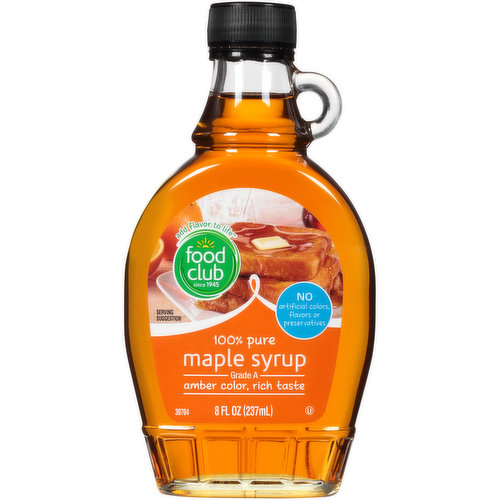 Food Club 100% Pure Maple Syrup
