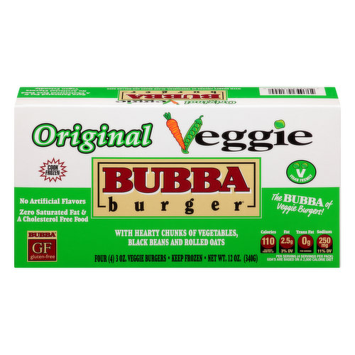 Bubba Burger Veggie Burgers, Original