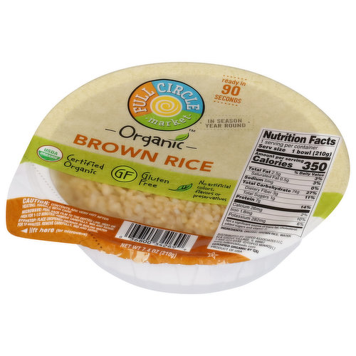 Full Circle Market Rice, Brown