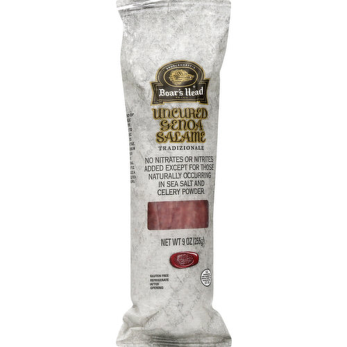 Boars Head Genoa Salame, Uncured