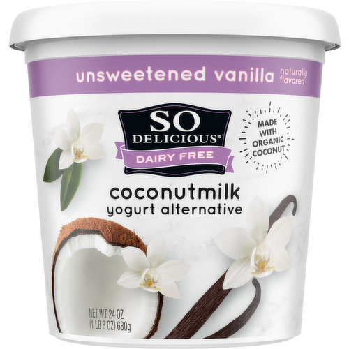 So Delicious Dairy Free Yogurt Alternative, Coconutmilk, Unsweetened Vanilla