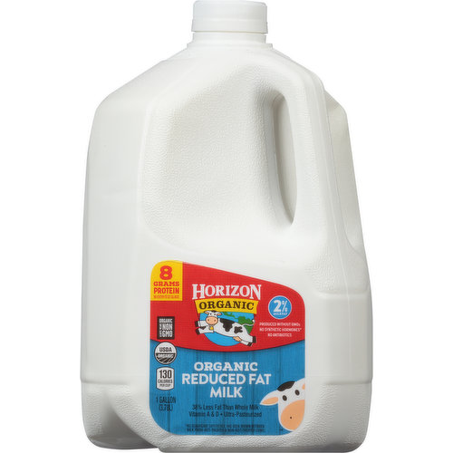 Horizon Organic Milk, Organic, Reduced Fat, 2% Milkfat