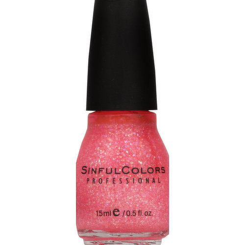 SinfulColors Nail Enamel, Pinky Glitter 830