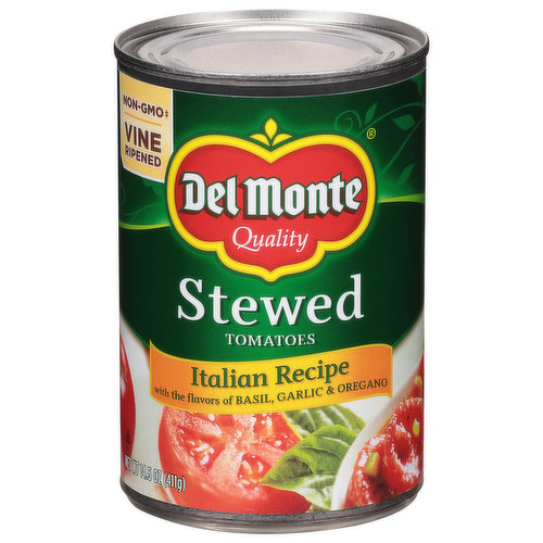 Del Monte Tomatoes, Stewed, Italian Recipe