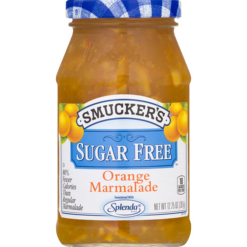 Smucker's Marmalade, Sugar Free, Orange