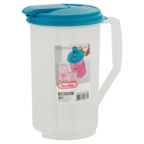 Sterilite 2 qt, Round Pitcher