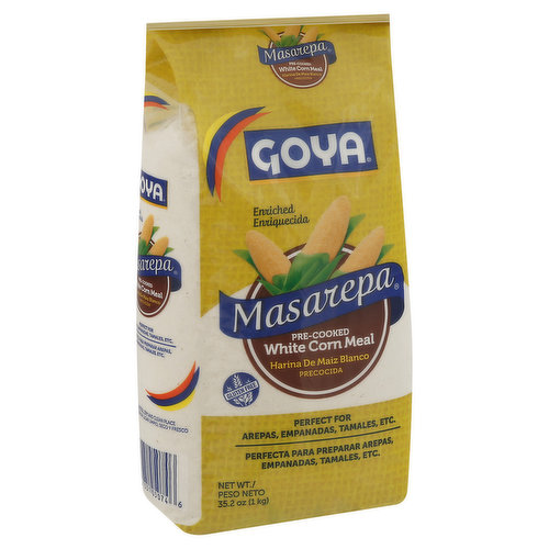 Goya Corn Meal, White, Pre-Cooked
