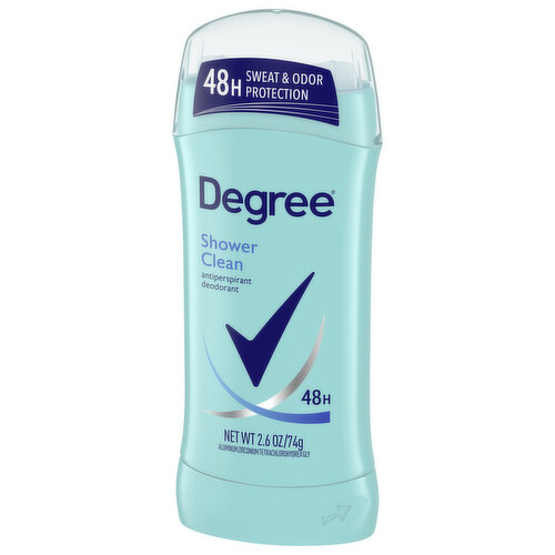 Degree Original Antiperspirant Deodorant Shower Clean 2.6 oz, 6 Count
