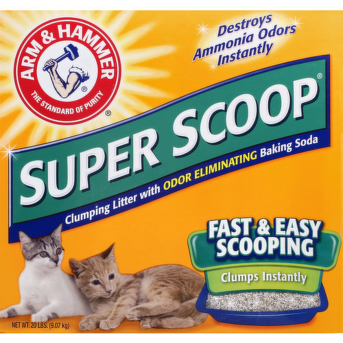 Arm & Hammer Clumping Litter, Super Scoop