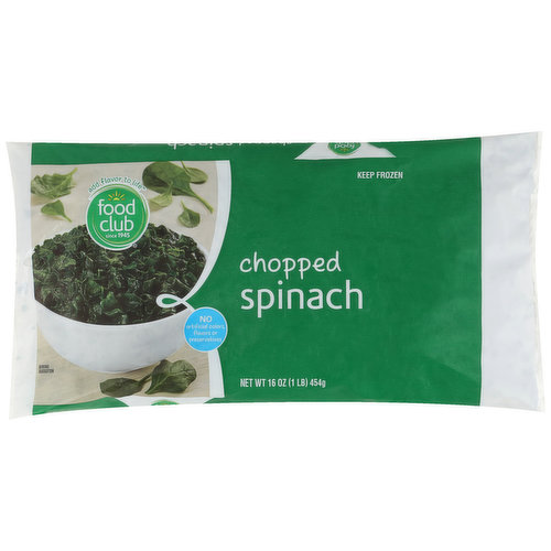 Food Club Chopped Spinach